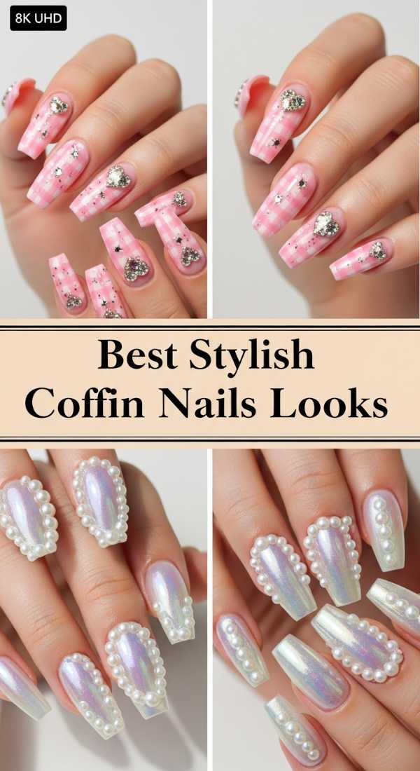 Best Stylish Coffin Nails Looks 69e350f1436e1