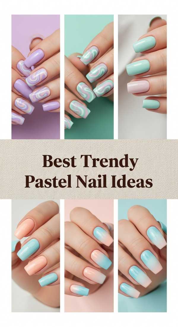 Best Trendy Pastel Nail Ideas 69e350fa52a1d