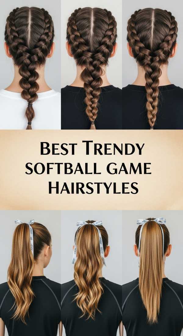 Best Trendy Softball Game Hairstyles 69e5e114d2834