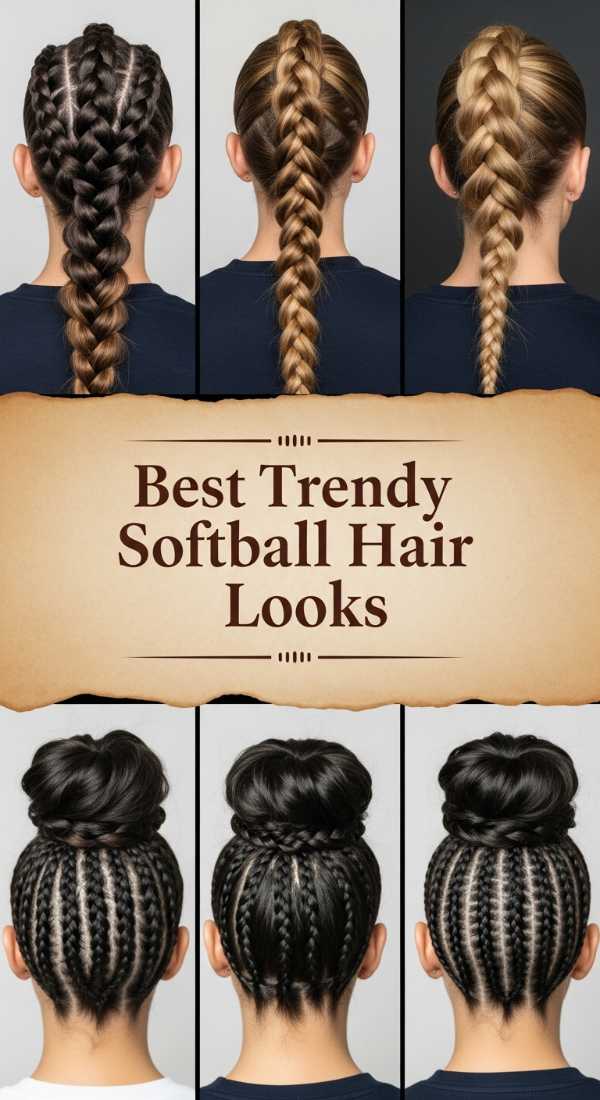 Best Trendy Softball Hair Looks 69ef4944a12f3