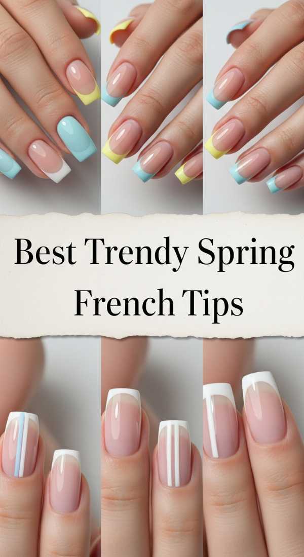 Best Trendy Spring French Tips 69f32b9db7634