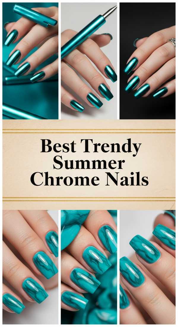 Best Trendy Summer Chrome Nails 69ee5924b5a05