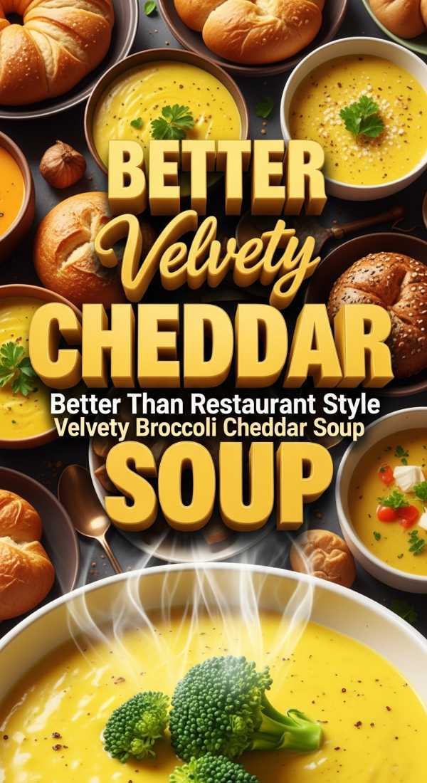 Better Velvety Broccoli Cheddar Soup