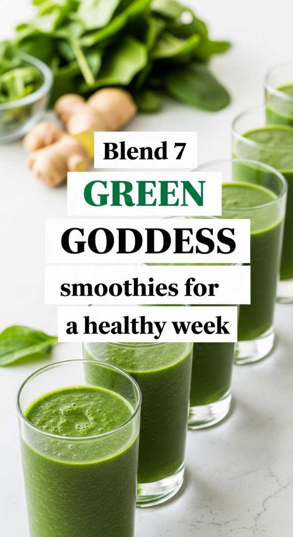 Blend 7 Green Goddess Smoothies For A Healthy Week 69e5d130aaddc