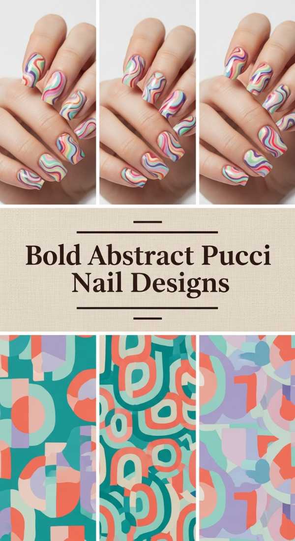 Bold Abstract Pucci Nail Designs 69ee418a6eede