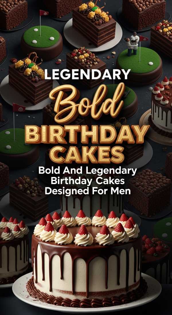 Bold And Legendary Birthday Cakes Designed For Men 69f0642cef747