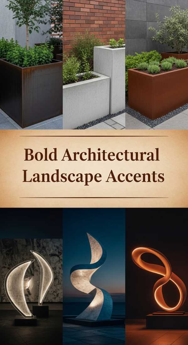 Bold Architectural Landscape Accents 69df43e8c368e