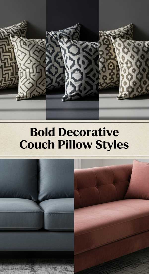 Bold Decorative Couch Pillow Styles 69ed03432c6c2
