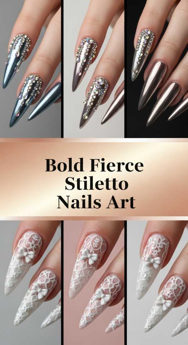 Bold Fierce Stiletto Nails Art 69e350f194acf