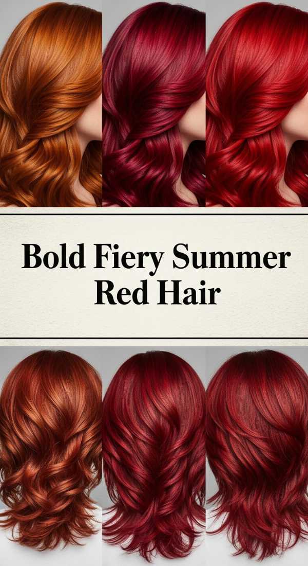 Bold Fiery Summer Red Hair 69ef4951b54b2