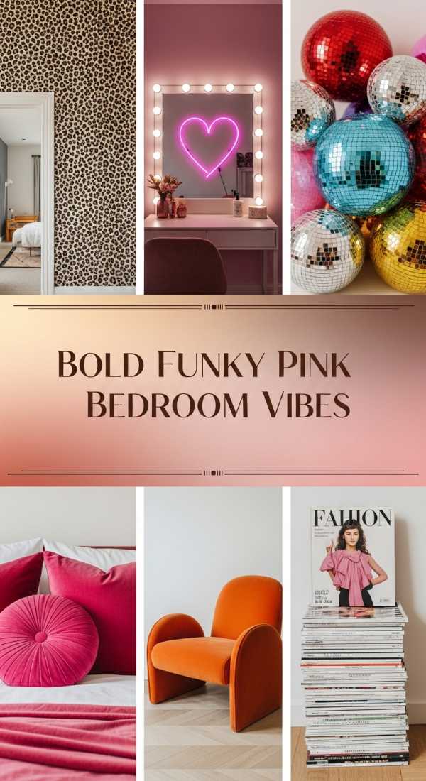 Bold Funky Pink Bedroom Vibes 69e64b740fb26
