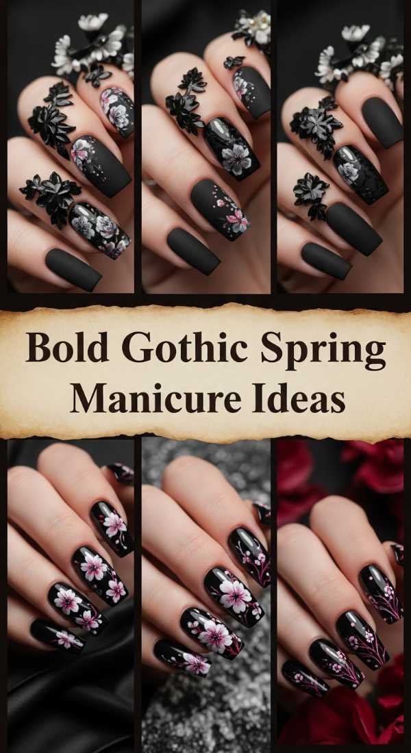 Bold Gothic Spring Manicure Ideas 69f0ca31d1257
