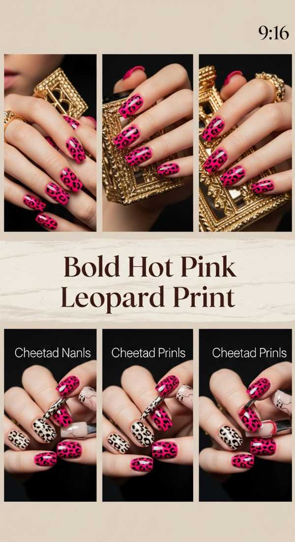 Bold Hot Pink Leopard Print 69ef3ac069624