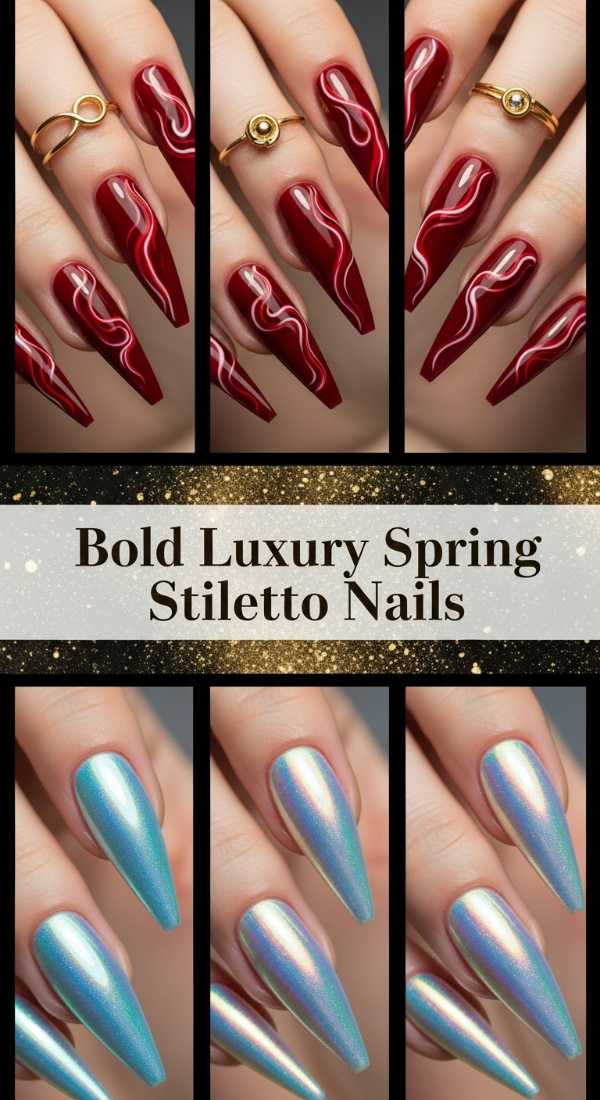Bold Luxury Spring Stiletto Nails 69ef3acdd2c04