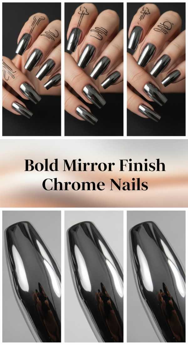 Bold Mirror Finish Chrome Nails 69eb727fb23f4