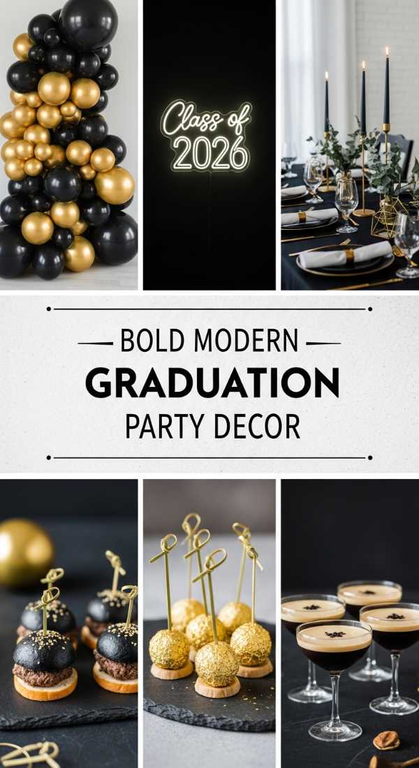 Bold Modern Graduation Party Decor 69e32c4a32076