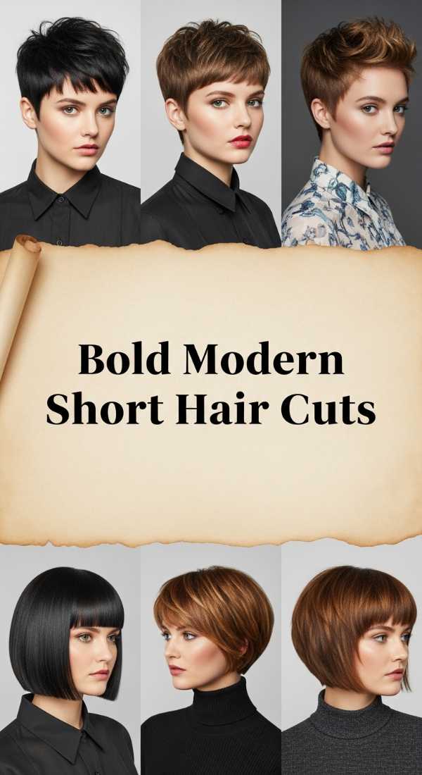 Bold Modern Short Hair Cuts 69ee530b4ec53