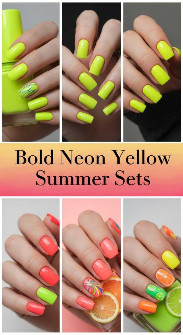 Bold Neon Yellow Summer Sets 69f0cc308a018