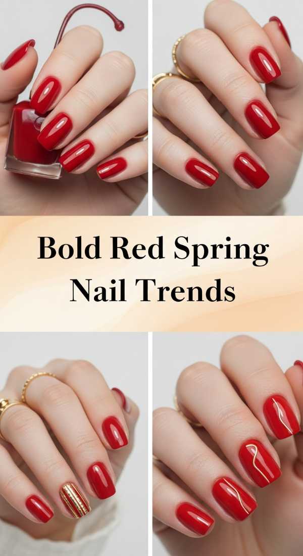 Bold Red Spring Nail Trends 69f24a8857cdb
