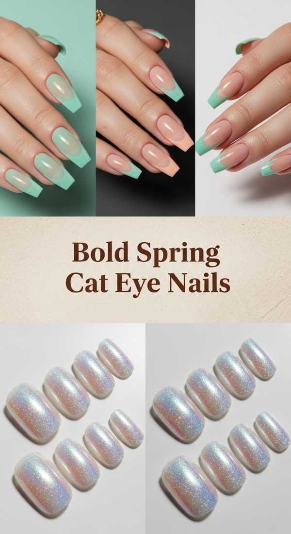 Bold Spring Cat Eye Nails 69ee417ae9fd5