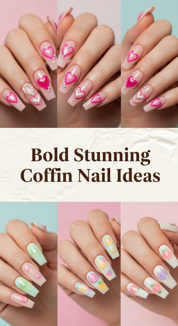 Bold Stunning Coffin Nail Ideas 69eb726381dfd