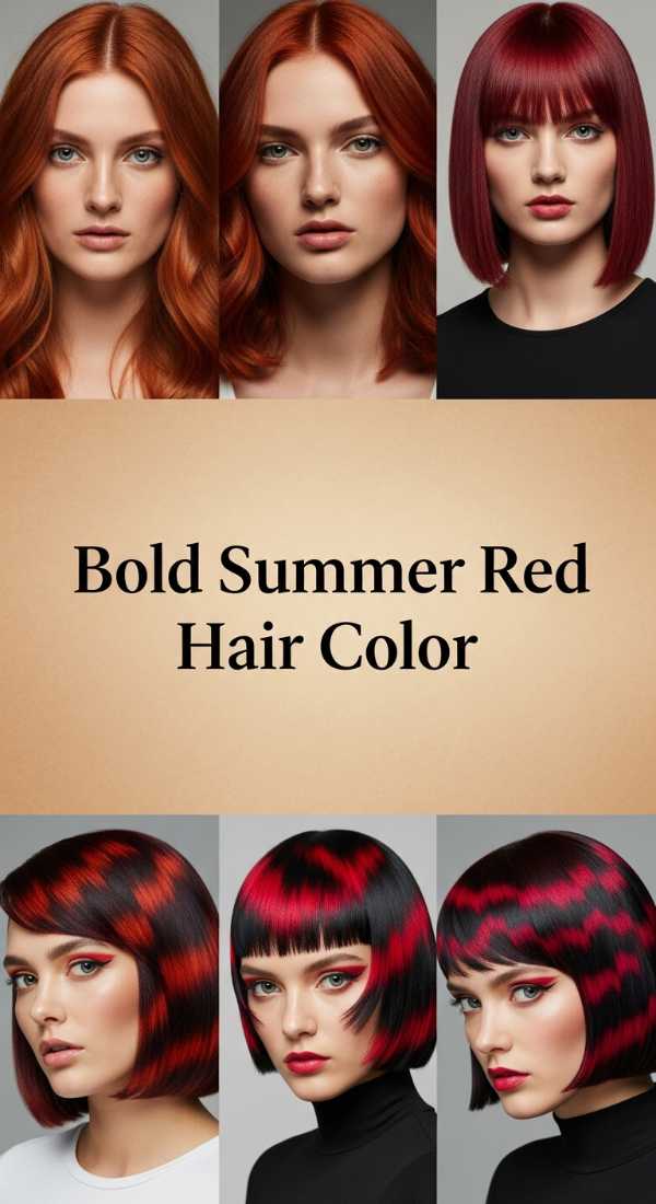 Bold Summer Red Hair Color 69f33d884df39