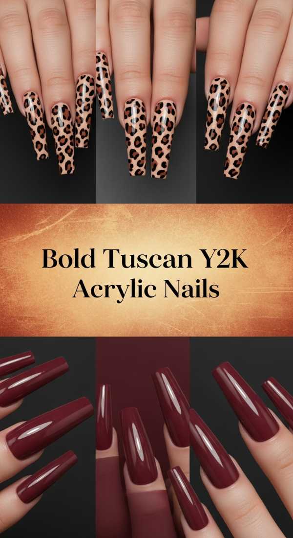 Bold Tuscan Y2k Acrylic Nails 69e905bf220ff