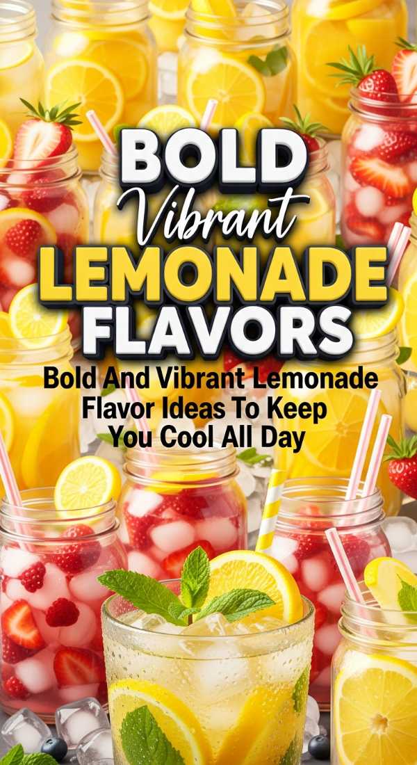 Bold Vibrant Lemonade Flavor Concepts 69f20c45371e6