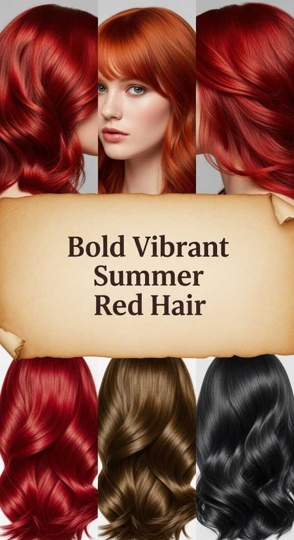 Bold Vibrant Summer Red Hair 69ef494a1e800