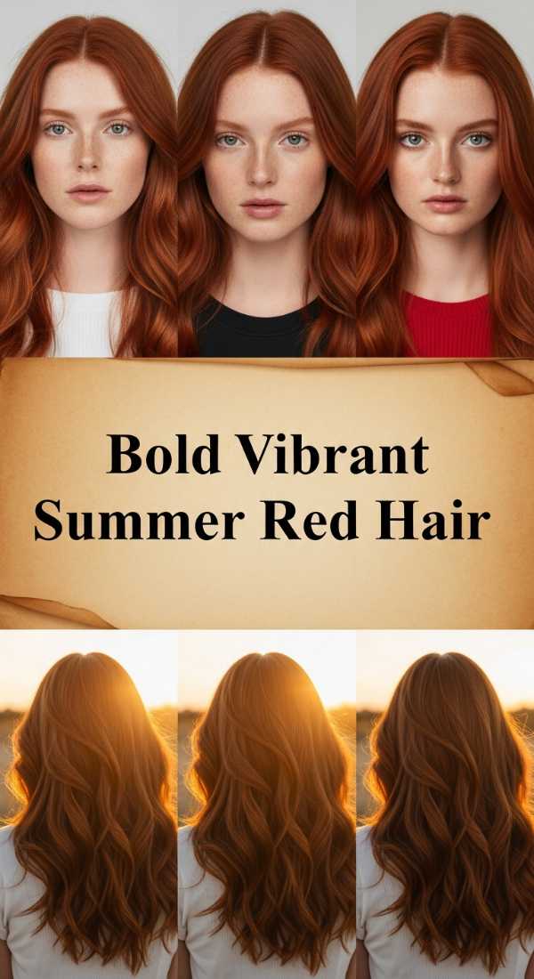 Bold Vibrant Summer Red Hair 69f262bf537d7