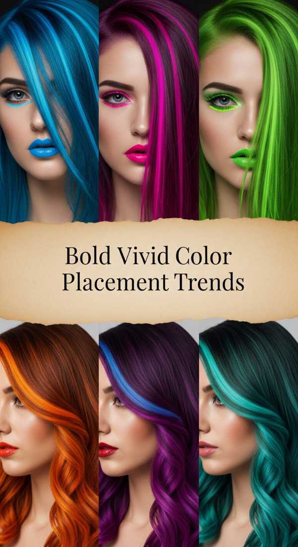Bold Vivid Color Placement Trends
