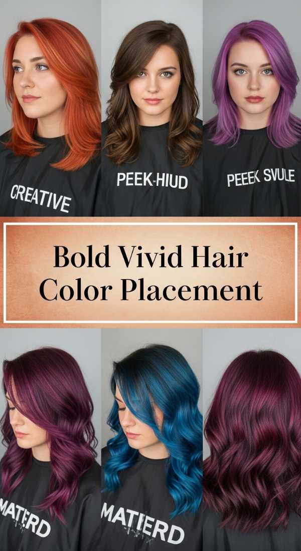 Bold Vivid Hair Color Placement 69e5e11e447e2