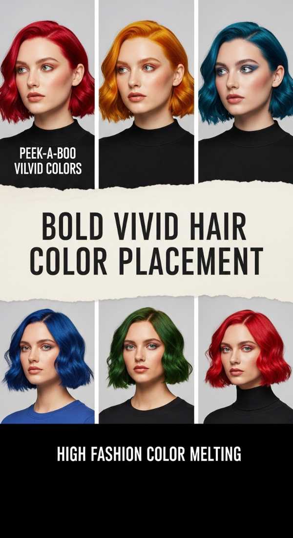 Bold Vivid Hair Color Placement 69f261e195345