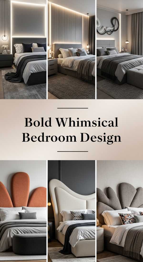 Sophisticated Soul: Designing a Space with Luxury and Character Bold Whimsical Bedroom Design 69ed032a92e6e