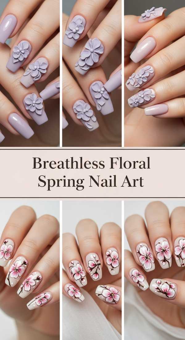 Breathless Floral Spring Nail Art 69e5f3f2708b2