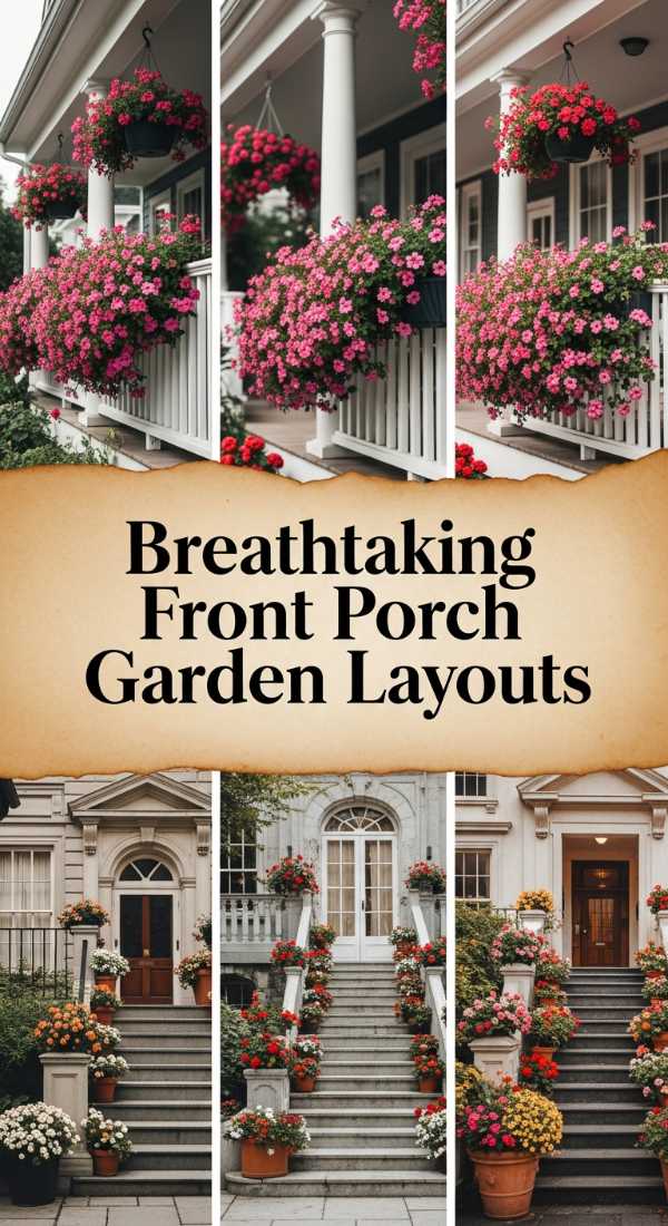 Breathtaking Front Porch Garden Layouts 69f0e5c5c2d73