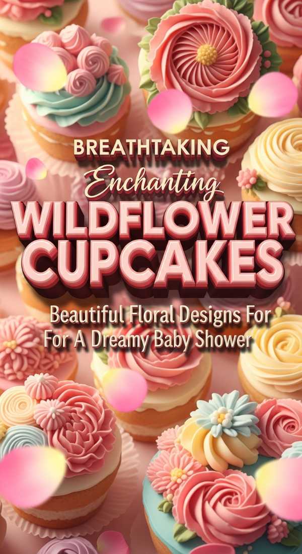 Breathtaking Wildflower Cupcakes For Bridal Showers 69edb5ad7611f