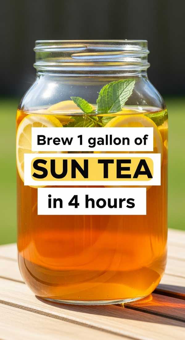 Brew 1 Gallon Of Sun Tea In 4 Hours 69e9b6d64379b