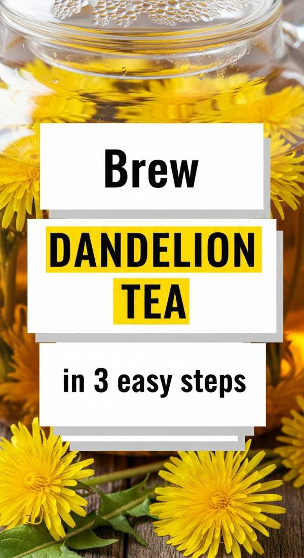 Brew Dandelion Tea In 3 Easy Steps 69e70c02e8d51