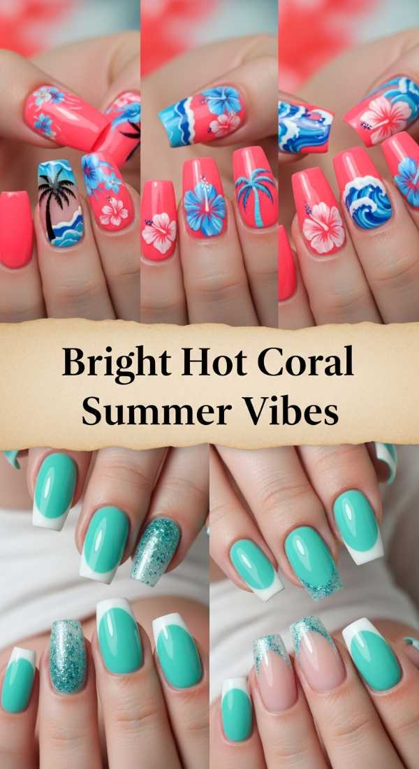 Bright Hot Coral Summer Vibes 69f2494e247e7