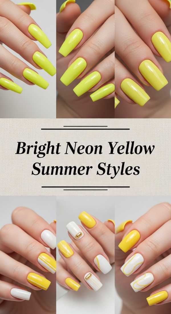 Bright Neon Yellow Summer Styles 69ef3c6f95b23
