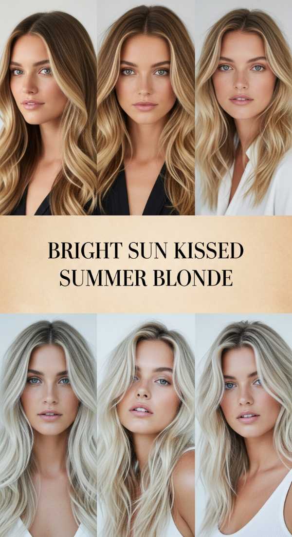 Bright Sun Kissed Summer Blonde 69ef493354995