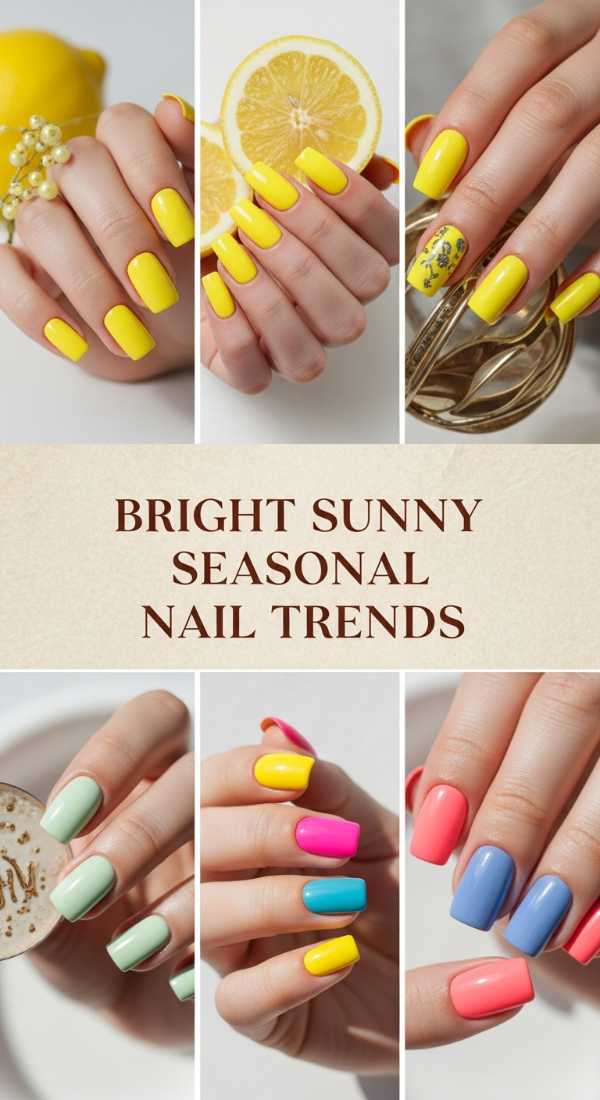Bright Sunny Seasonal Nail Trends 69ecf73dcb6bc