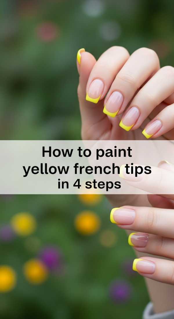 Bright Yellow French Tips 69e31ef2cf139
