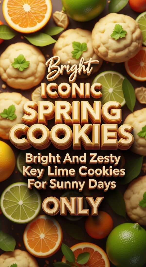 Bright Zesty Key Lime Spring Cookies 69e9bc96b4fd9