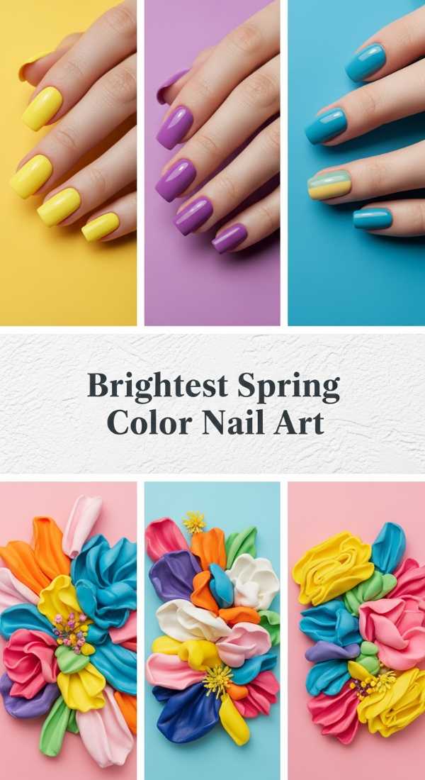 Brightest Spring Color Nail Art 69e5f3ea8c82d