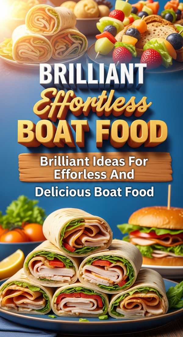 Brilliant Ideas For Effortless And Delicious Boat Food 69ec8d60b86ce