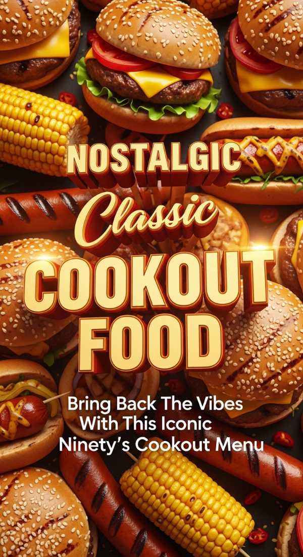 Bring Back The Vibes With This Iconic Ninetys Cookout Menu 69ef0288ea5f5