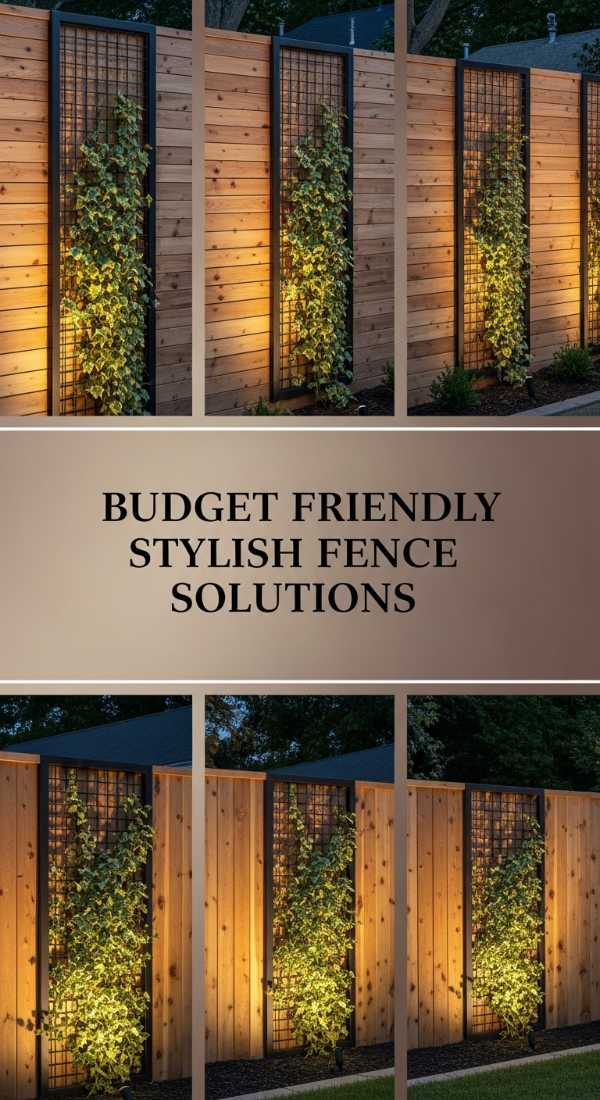 Budget Friendly Stylish Fence Solutions 69df43e56f1c2