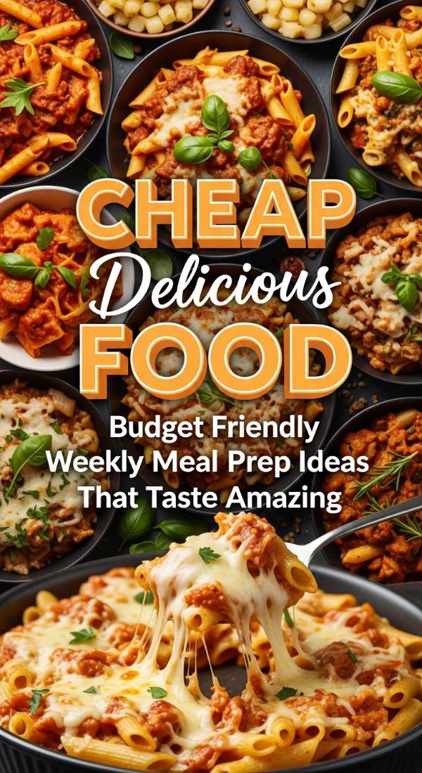 Budget Friendly Weekly Meal Prep Ideas That Taste Amazing 69f062c985c6e